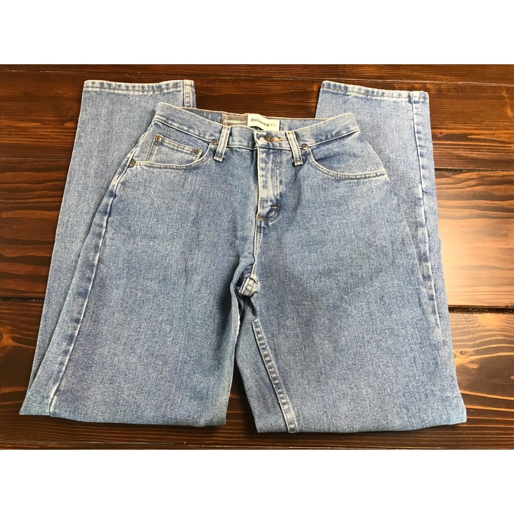 Gander Mountain Jeans, Women's Size 4, Blue, Denim, Relaxed Fit, Straight Leg